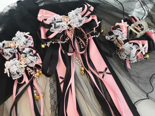 Princess Lolita streamer in black powder