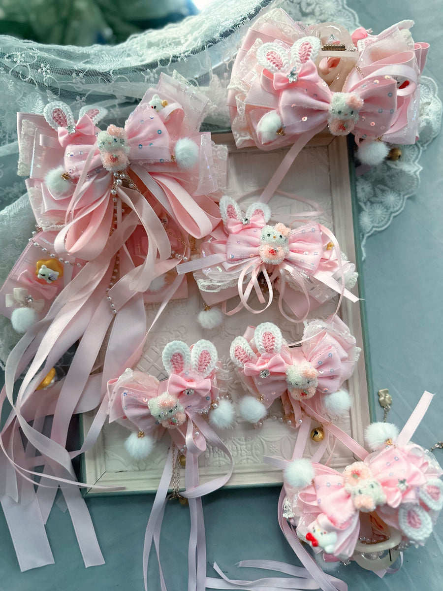 Pink candy KT Lolita streamers