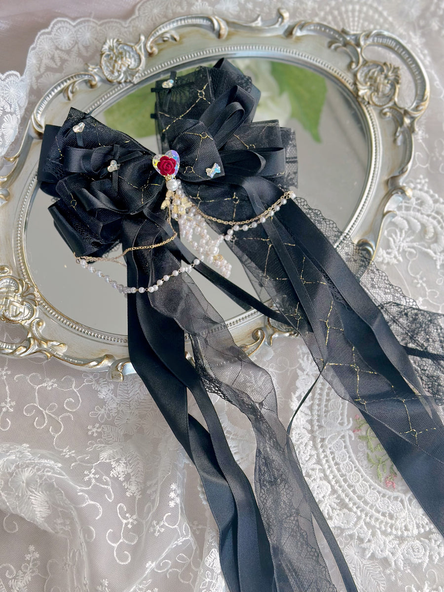 Black rose special ribbon premium ribbon