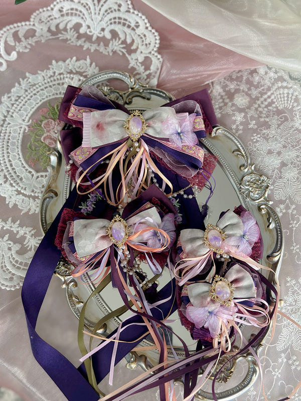 Purple advanced romantic ribbon