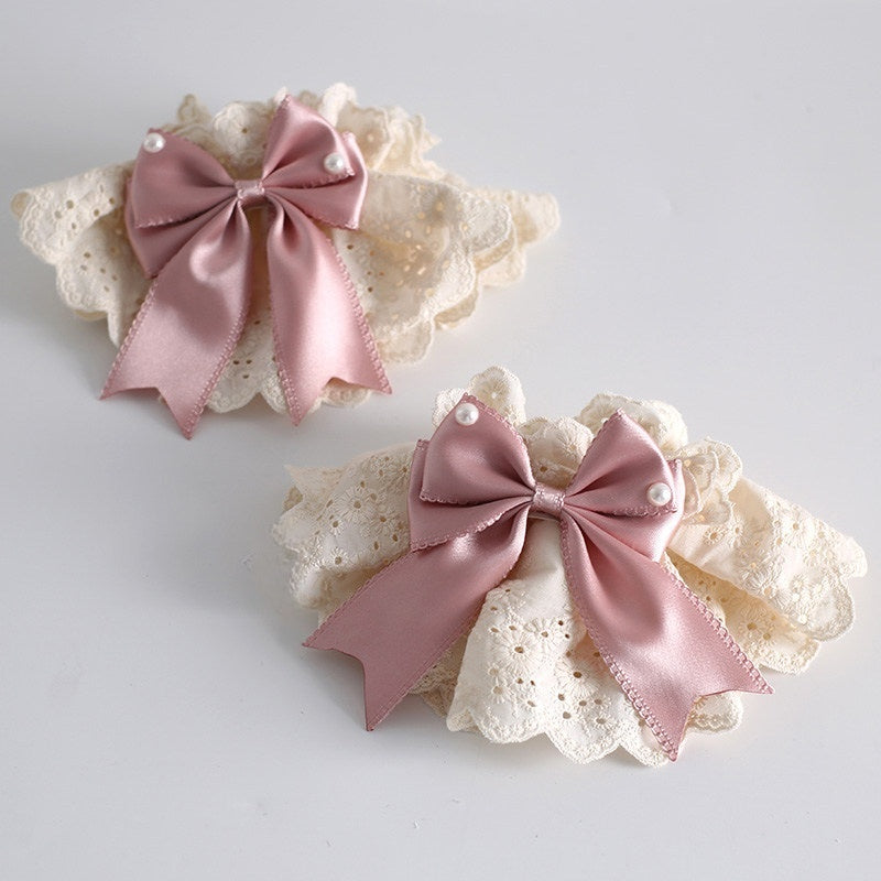 Dusty Pink Princess Lace Hair Accessory Collection